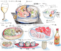 アグー豚のコラーゲン鍋@小浜島